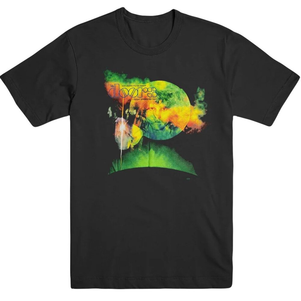 The Doors Jim Morrison Winterland Vintage Night Divides The Day T-Shirt